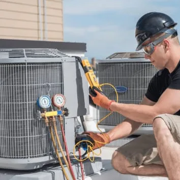Professional HVAC system installation