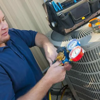 Professional HVAC system installation